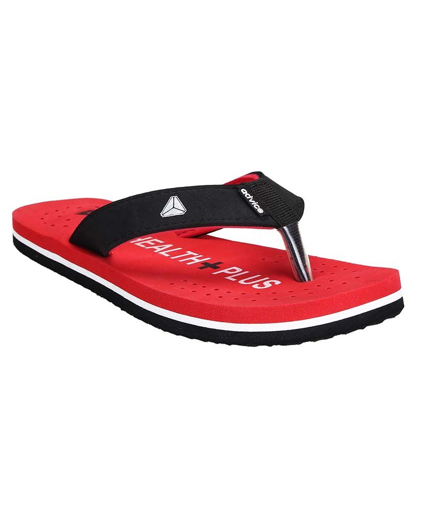 Advice Black Slippers Flip Flops available at SnapDeal for Rs.189
