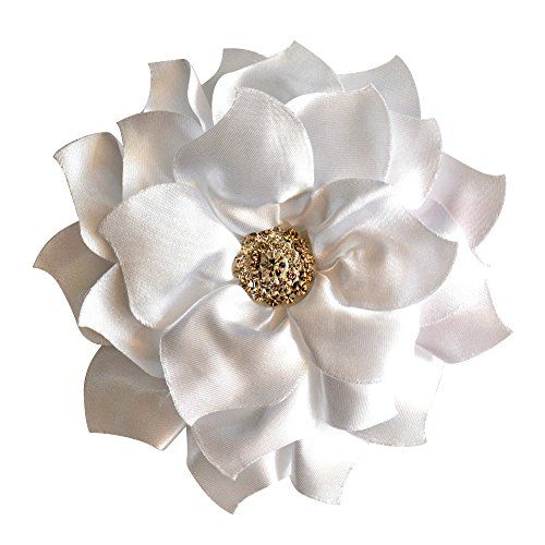 Flower Hair Clip Ivory Black Blue White Bridal Bridesmaid Mother