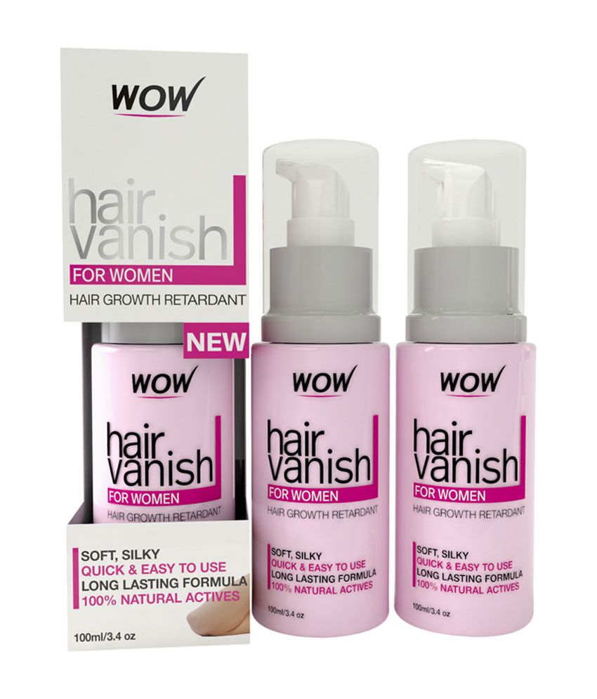 Wow Hair Vanish for Women (Pack of 3) - 300 ml: Buy Wow Hair Vanish for  Women (Pack of 3) - 300 ml at Best Prices in India - Snapdeal