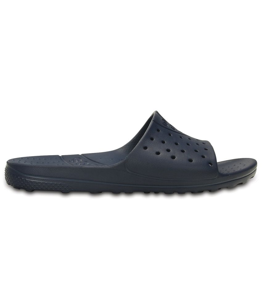 Crocs Navy Slippers & Flip Flops Relaxed Fit Price in India- Buy Crocs Navy Slippers & Flip 
