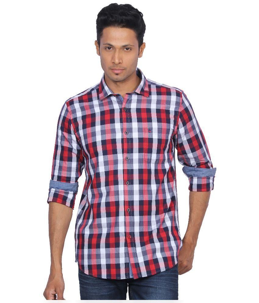D'Indian Club Multi Casuals Regular Fit Shirts - Buy D'Indian Club ...