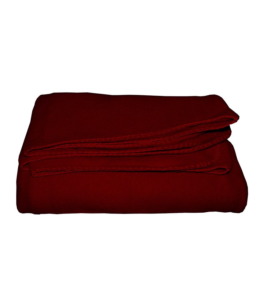 Sparkk Lightweight Single AC Blanket Maroon Buy Sparkk Lightweight