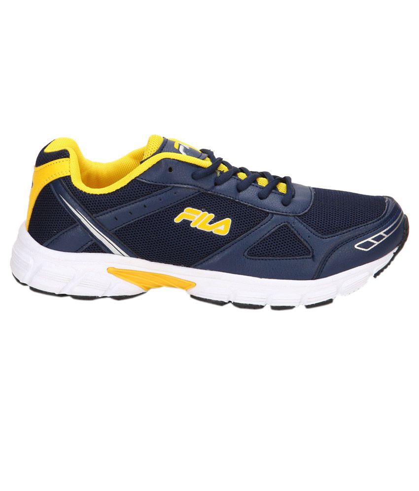 fila blue running shoes