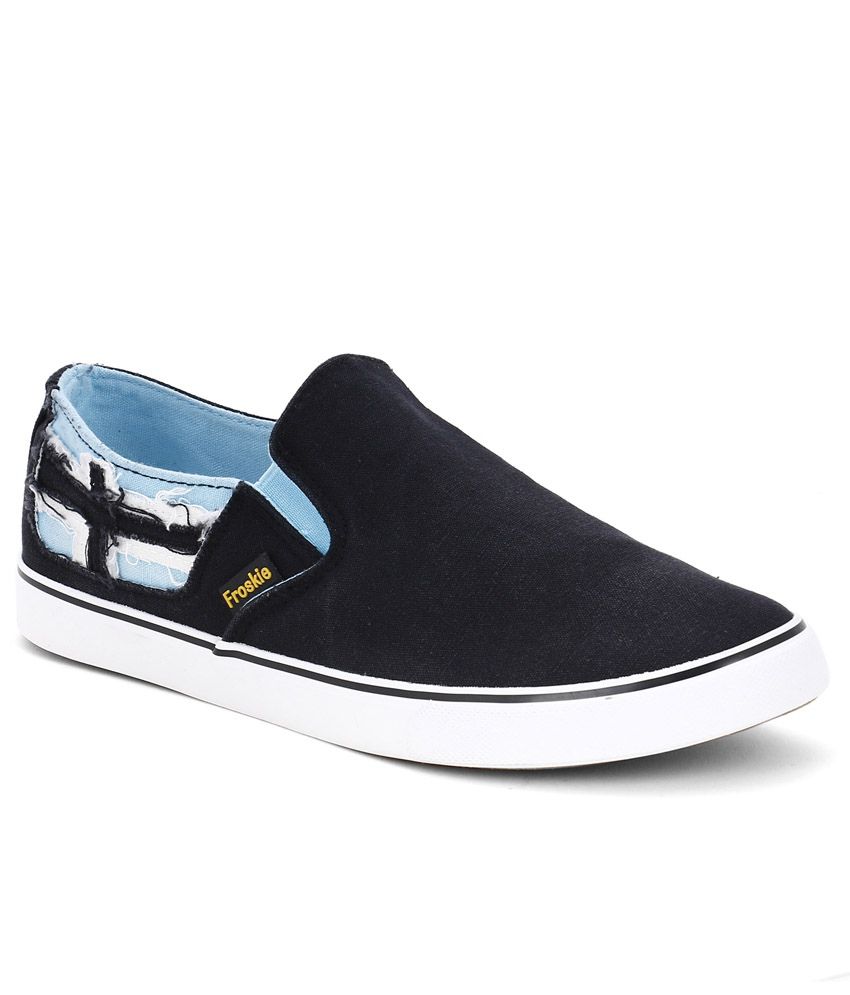 Froskie Black Canvas Shoes - Buy 