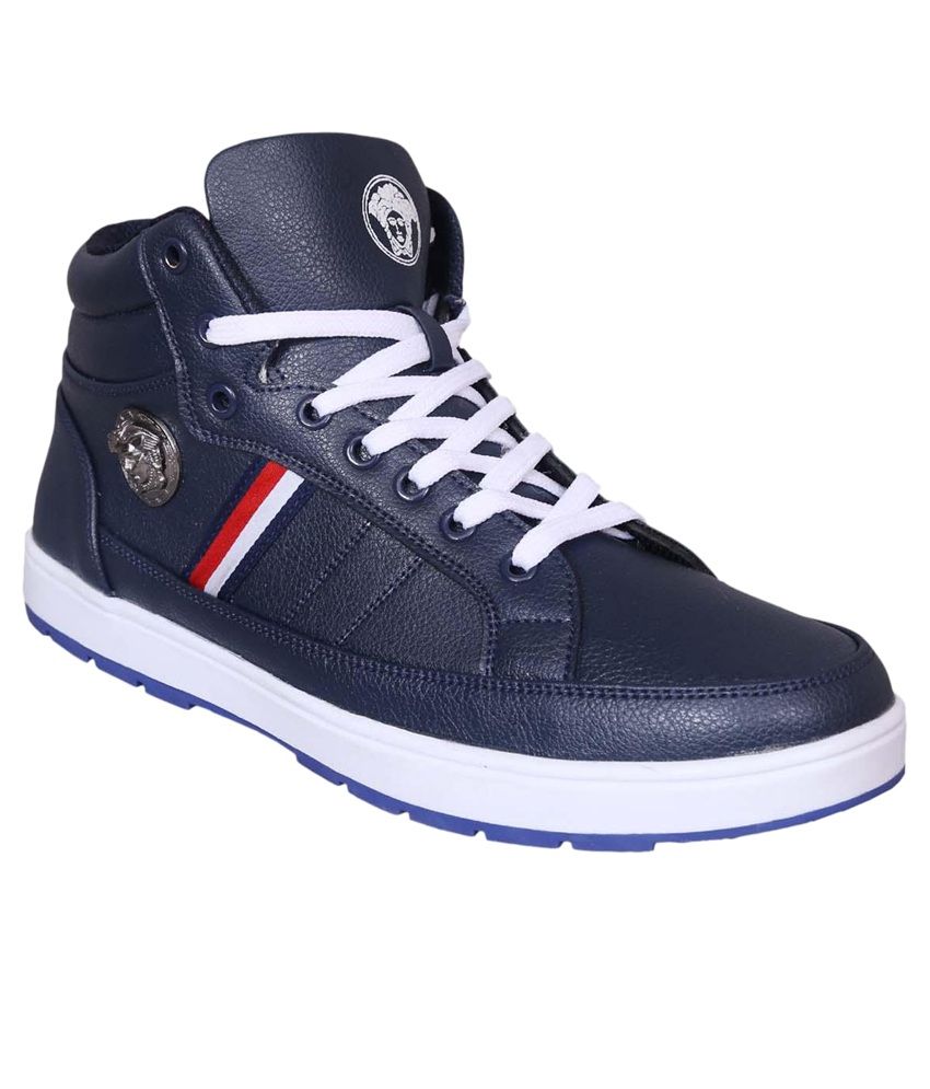 M & M Navy Sneaker Shoes - Buy M & M Navy Sneaker Shoes Online at Best ...