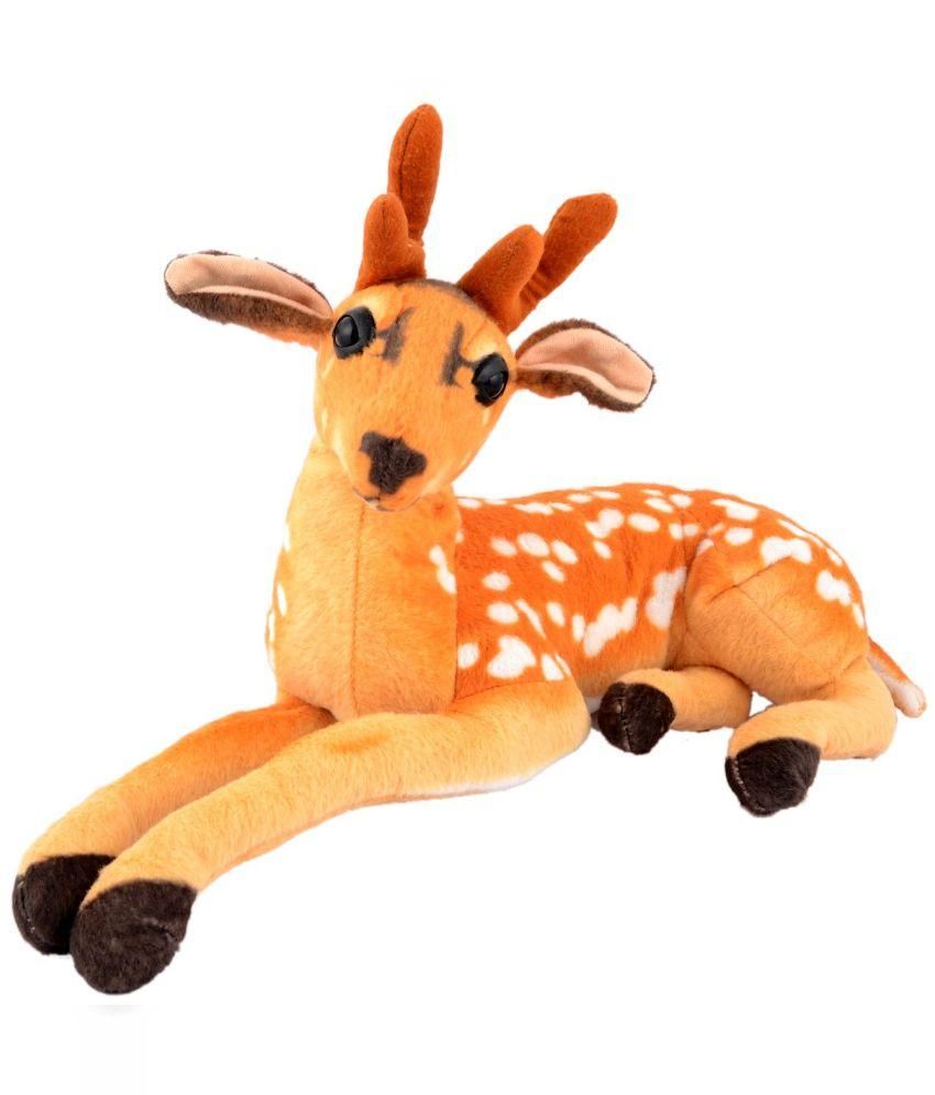 purple deer soft toy