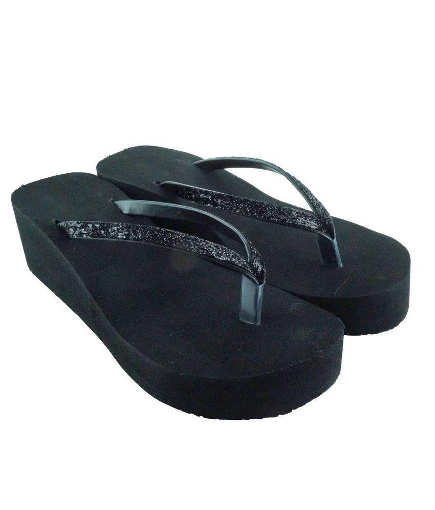 Remson India Black Slippers & Flip Flops Price in India- Buy Remson ...