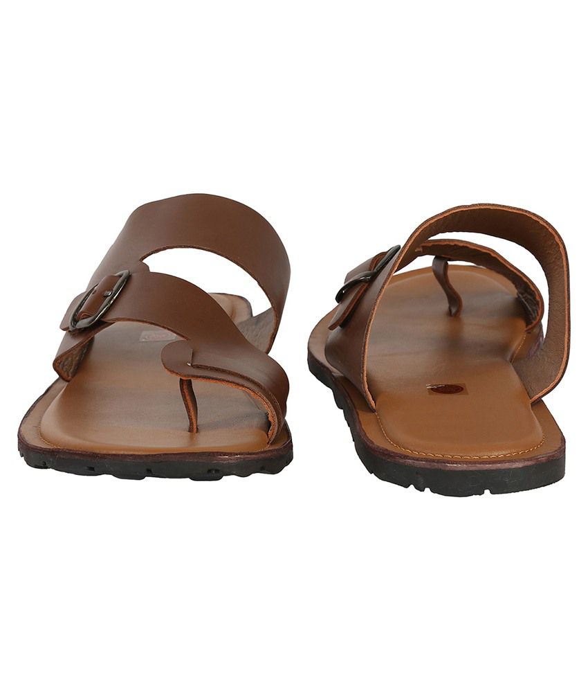 Shoe Bazar Tan Sandals - Buy Shoe Bazar Tan Sandals Online at Best ...
