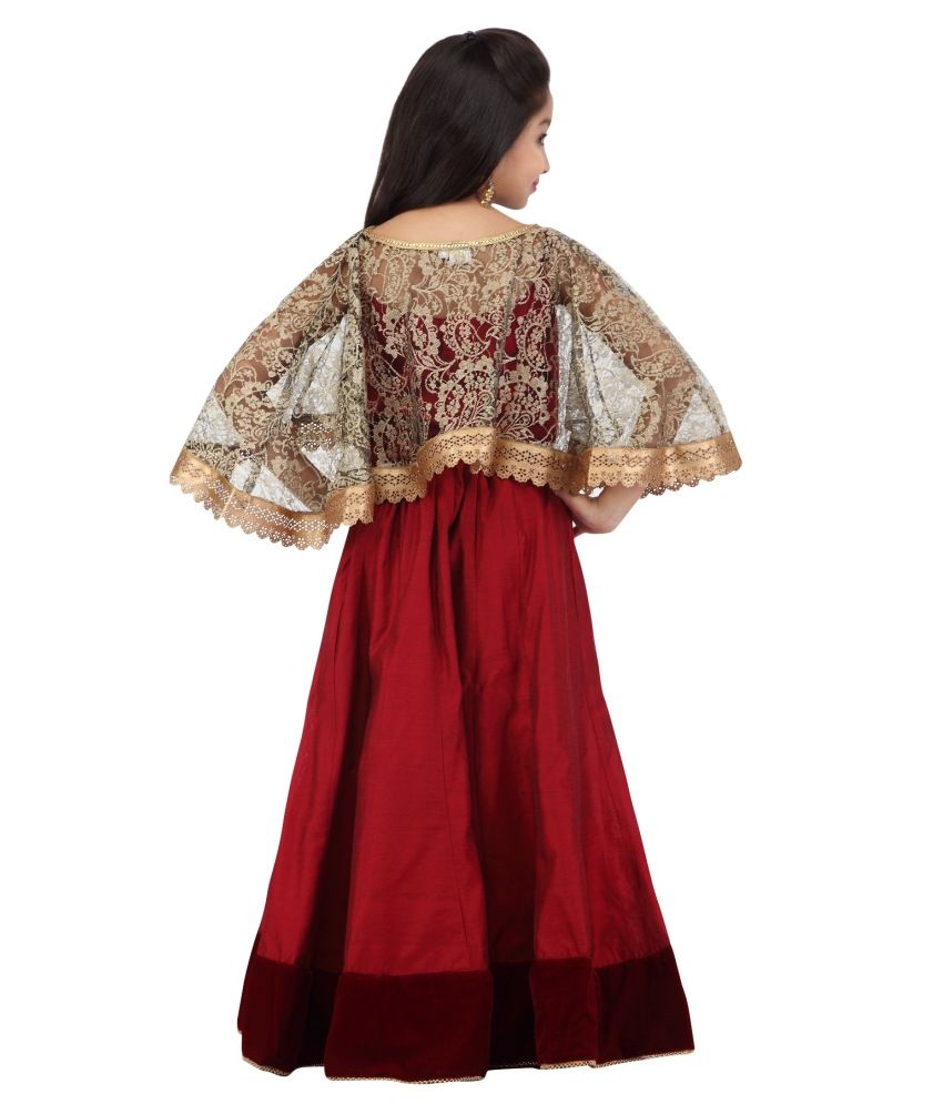 maroon colour ke lehenga chunni