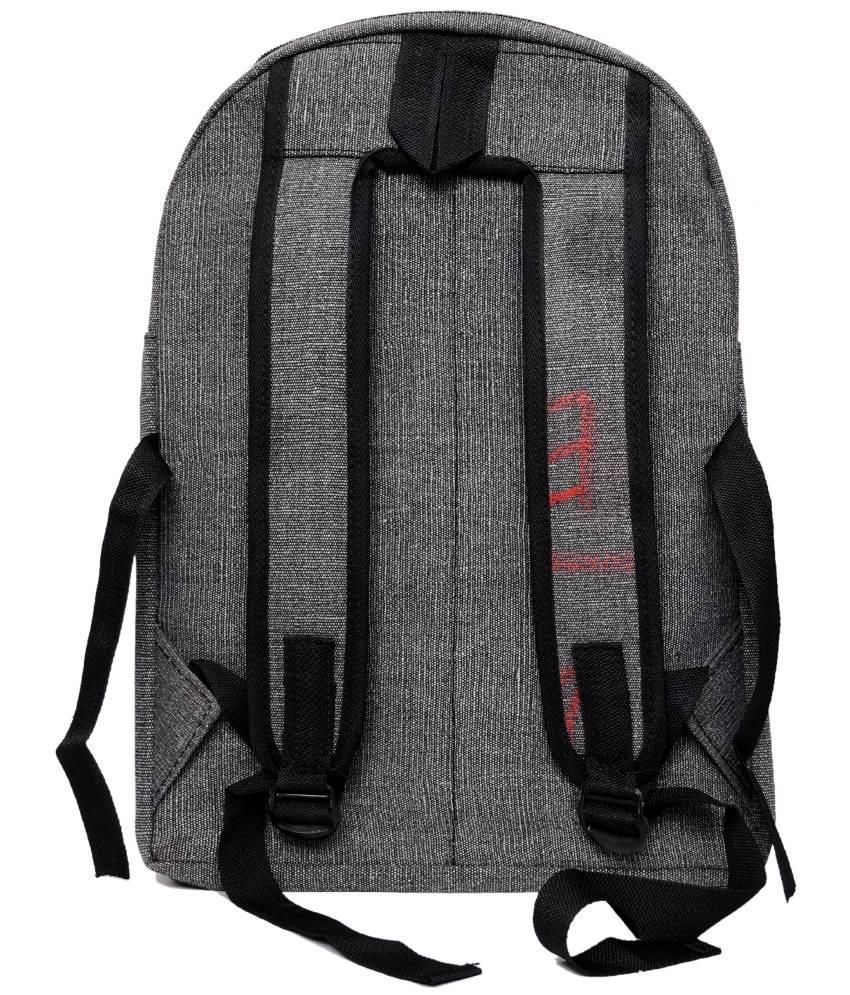 BB Gray Canvas School Bag: Buy Online at Best Price in India - Snapdeal
