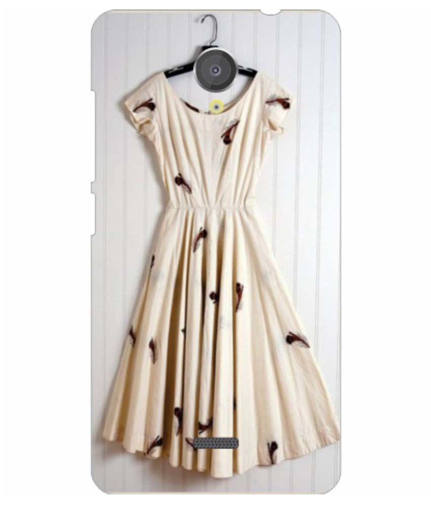 Printland Printed Back Cover for Micromax Unite 2 A106 Multicolour