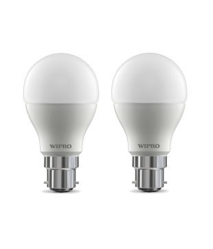 Wipro 10W Pack of 2 LED BULB  Cool Day Light