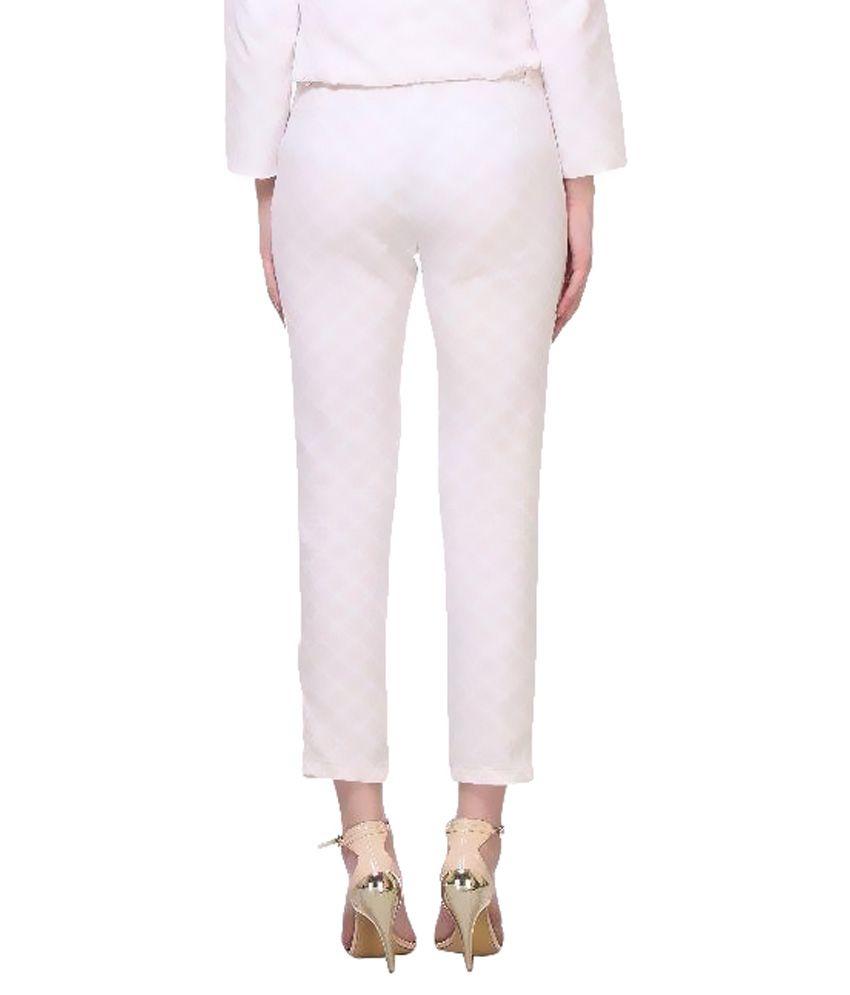 mens white cotton trousers