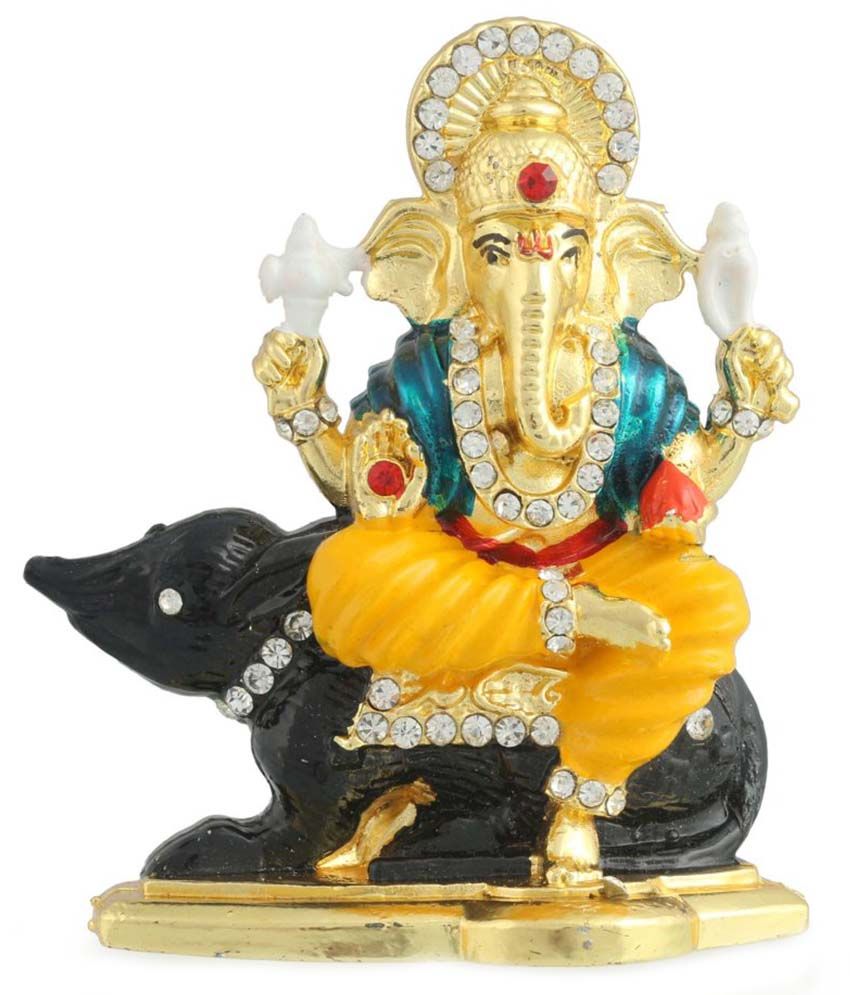 Divine Gifts And Artificial Jewellery Brass Ganesh Idol: Buy Divine 