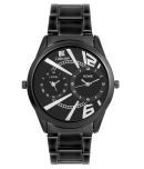 IIK Collection IIK-087M Black Metal Analog Watch for Men