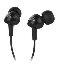 JBL C100SI In Ear Wired Earphones With Mic Black