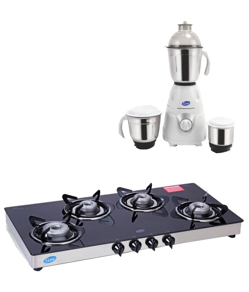 Glen GL 1044 GT XL + GL 4027 4 Burner Manual Gas Stove Price in India Buy Glen GL 1044 GT XL