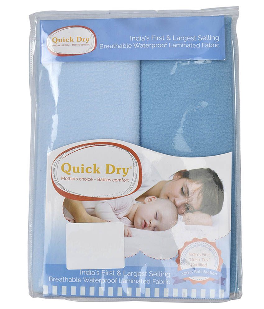 Quick Dry Waterproof Baby Bed Protector Pack Of 2 Rubber Sheet Buy Quick Dry Waterproof Baby