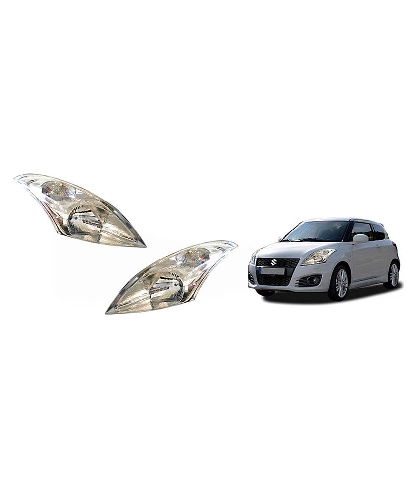 Lumax Crystal Headlight Assembly For Maruti Swift 2012 Set Of 2 Buy Lumax Crystal Headlight
