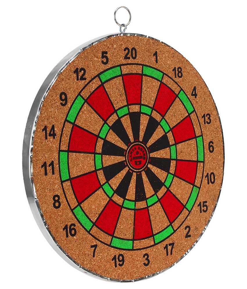 GBC Multicolor Wooden Dart Board Set: Buy Online at Best ...