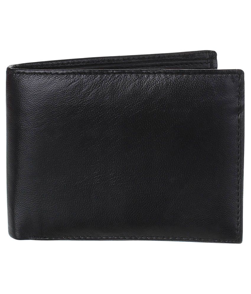 Indian Fashion Black Leather Regular Wallet for Men Buy Online at Low