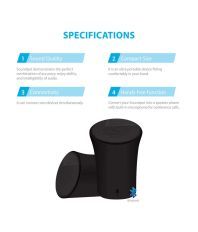 Portronics Sound Pot Bluetooth Speaker - Black