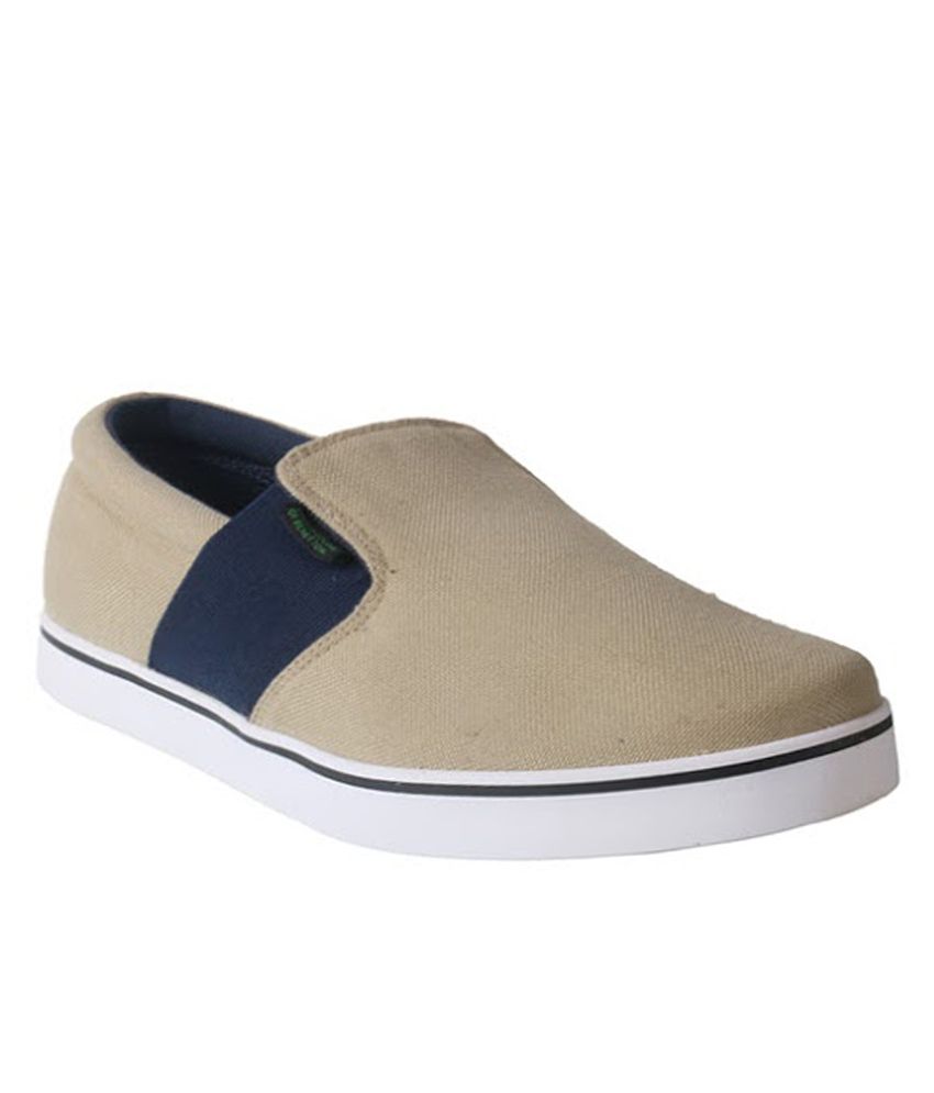 United Colors of Benetton Beige Canvas Shoes - Buy United Colors of ...