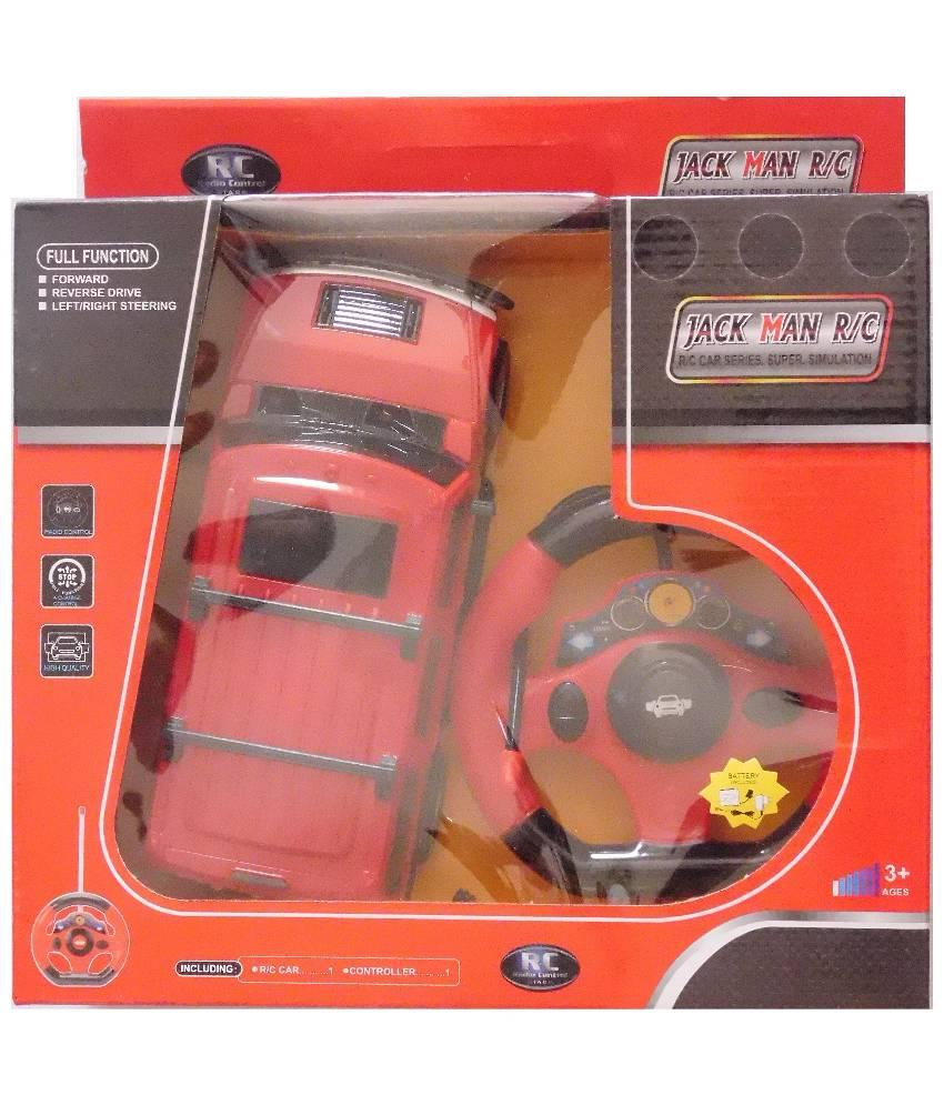 red remote control jeep
