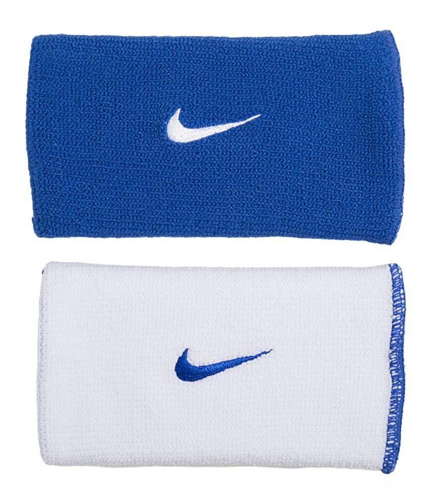 Nike Double Wide Reversible Wristband - Blue and Whiten: Buy Online at ...