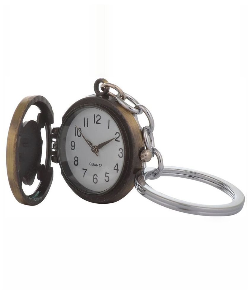 Kairos Designer Danger Watch Key Chain Bronze Clock Keychain: Buy ...