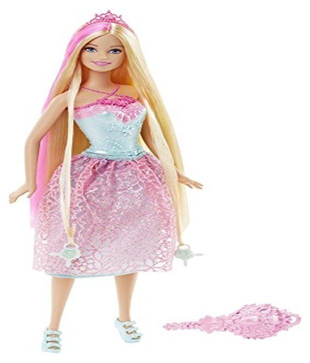 Barbie Pink Endless Hair Kingdom Princess Doll Buy Barbie Pink 