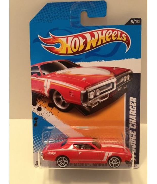 Hot Wheels - '71 Dodge Charger (Red) - Muscle Mania, Mopar 12 - 5/10 85/247  [Scale 1:64] - Buy Hot Wheels - '71 Dodge Charger (Red) - Muscle Mania,  Mopar 12 - 5/10 85/247 [Scale 1:64] Online at Low Price - Snapdeal