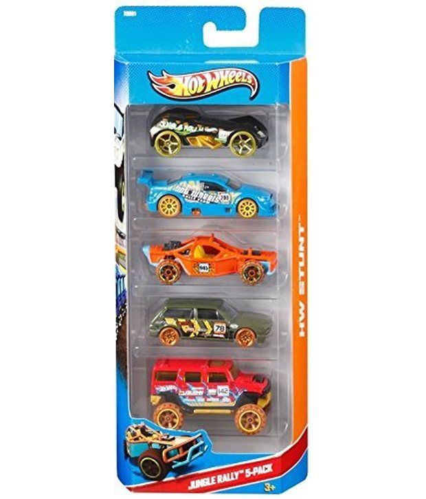 hot wheels jungle rally 5 pack