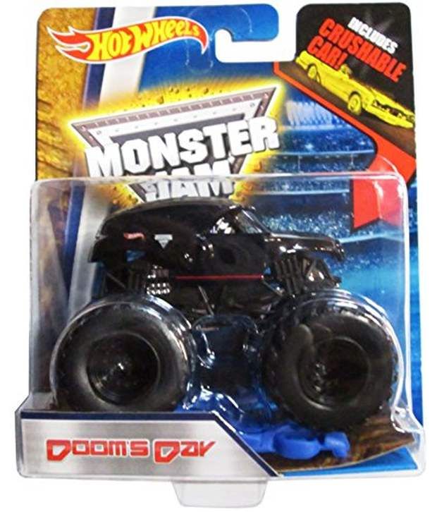 Hot Wheels Monster Jam 2016 Doom's Day - Includes Crushable Car - Buy ...