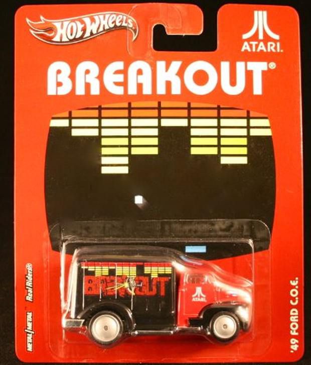 Toy Hot Wheels Nostalgia 1/64 Atari Breakout '49 Ford C.O.E. 