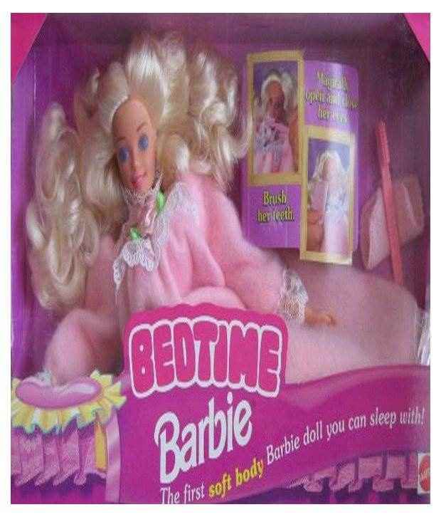 bedtime barbie doll made by mattel