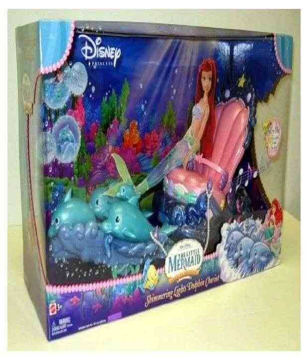 Mattel Disney Princess Ariel Dolphin Chariot - Buy Mattel Disney ...