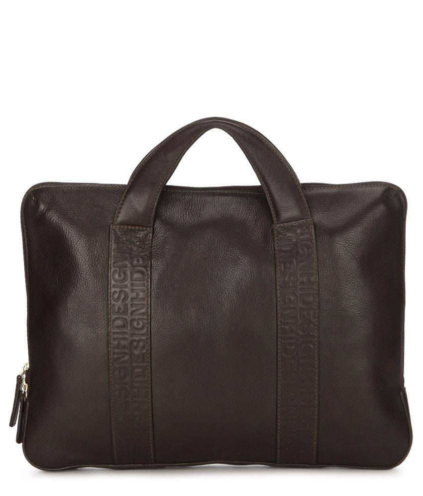 Hidesign Brown Leather Laptop Sleeve Buy Hidesign Brown Leather