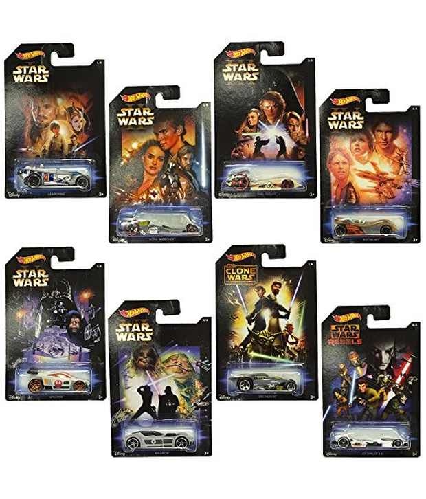 star wars hot wheels set of 8