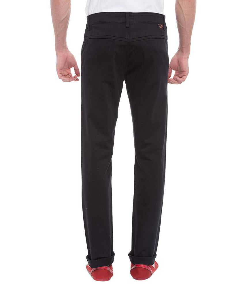 spykar slim fit cotton joggers