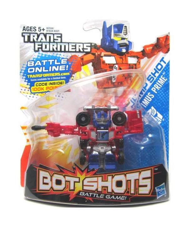 transformers bot shots optimus prime