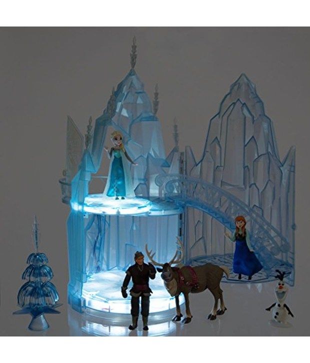 disney frozen elsa musical ice castle playset