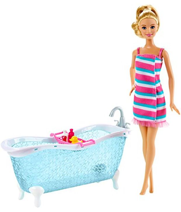 Barbie Doll and Bathtub Playset - Buy Barbie Doll and Bathtub Playset