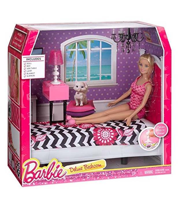 Barbie Doll And Bedroom Furniture Set