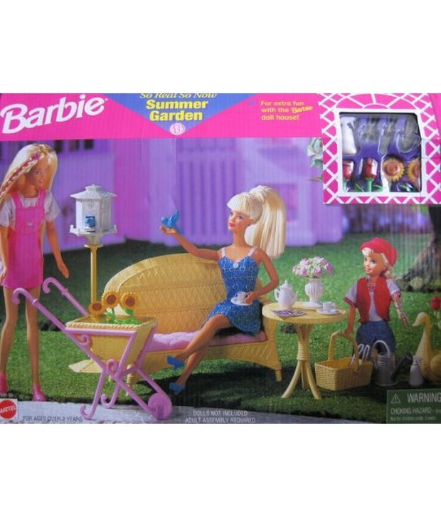 barbie backyard playset