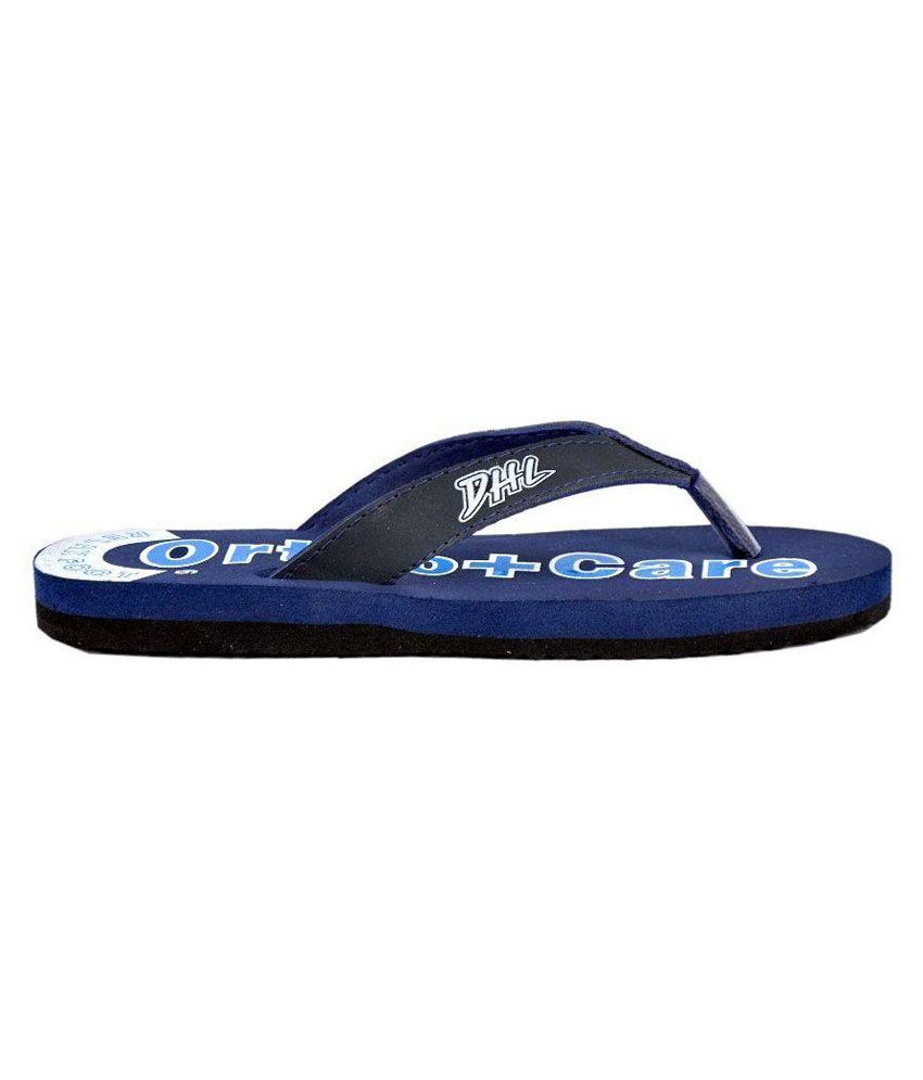 DHL Blue Slippers Online at Snapdeal