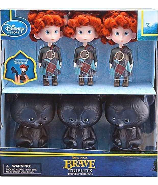 Disney / Pixar BRAVE Movie Exclusive Doll Set Triplets Bears - Buy Disney / Pixar  BRAVE Movie Exclusive Doll Set Triplets Bears Online at Low Price - Snapdeal