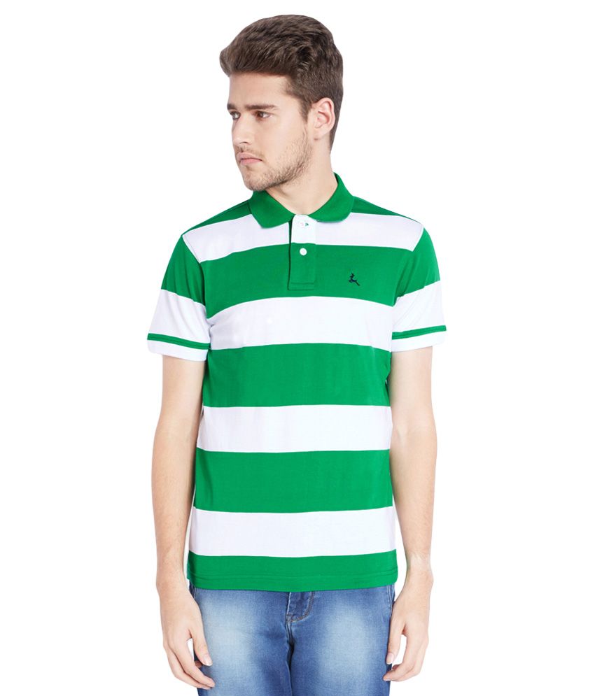 green white striped t shirt