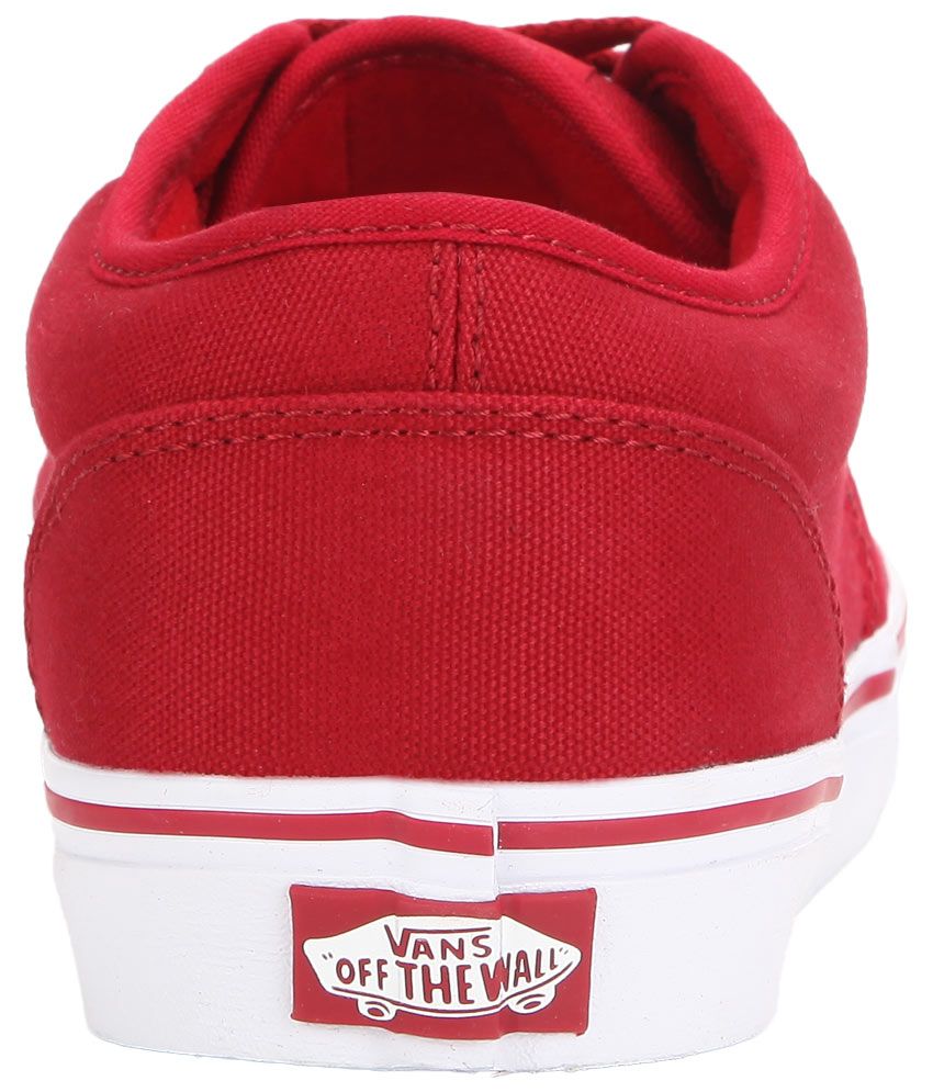 Vans Atwood Red Canvas Casual Shoes - Buy Vans Atwood Red Canvas Casual Shoes Online at Best 