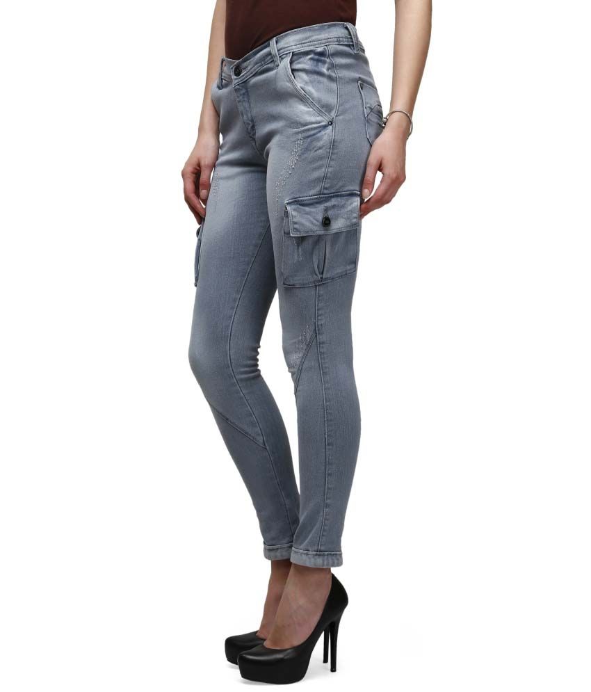 Miss Wow Gray Denim Jeans - Buy Miss Wow Gray Denim Jeans Online at ...